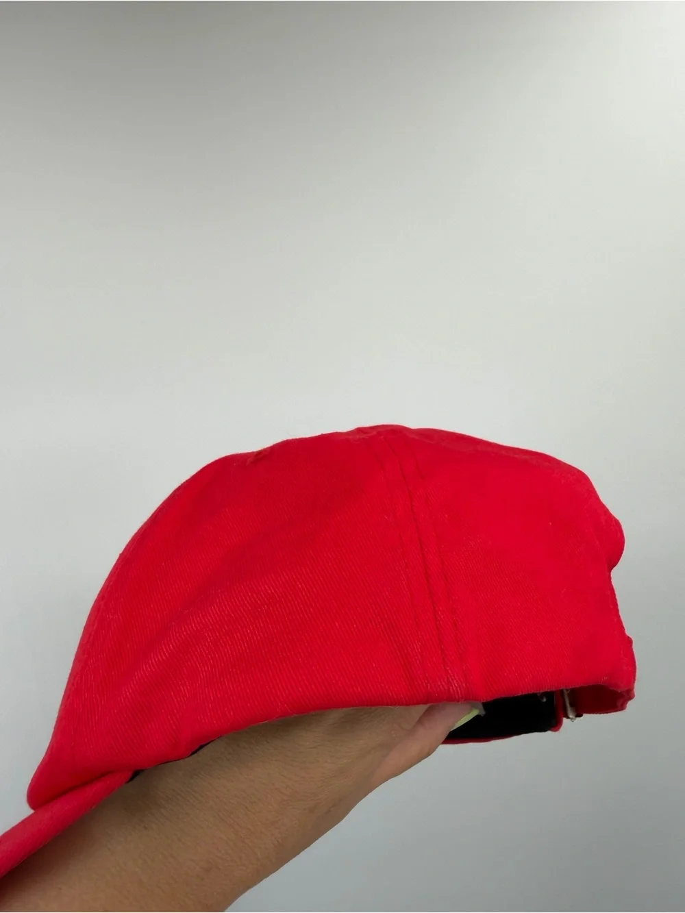 Madhappy Red Logo Baseball Hat One Size Adjustable